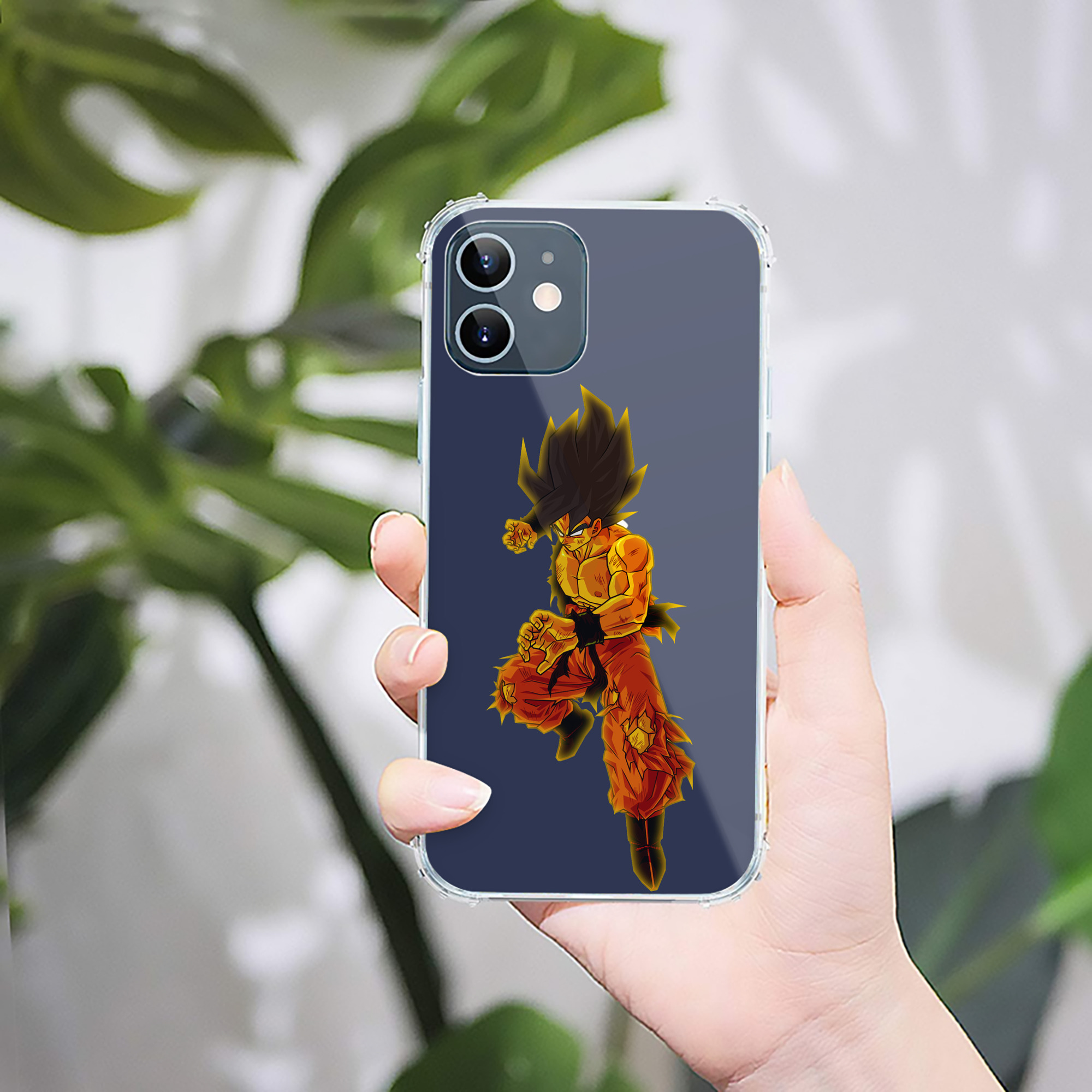 （画像用） ドラゴンボール 孫 悟飯（そんごはん）DRAGON BALL Son Gohan 【iPhone 12シリーズ対応】透明スマホケース（クリアソフトケース）